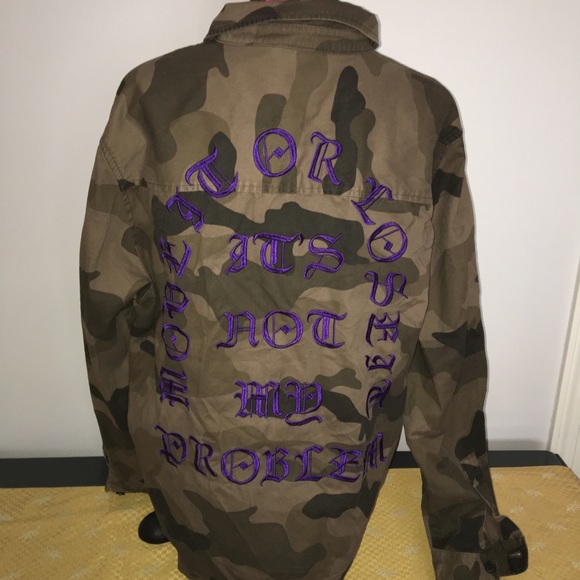 Camouflage Light Weight Jean Jacket/Shirt - Picture 3 of 4